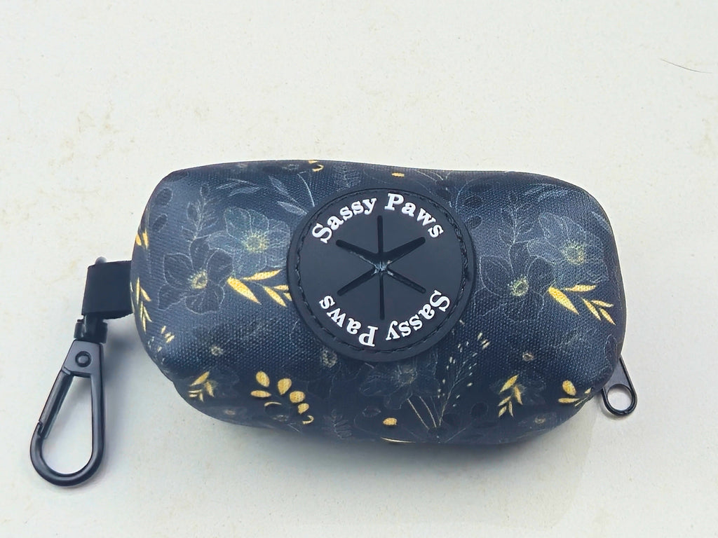 Pick Up Bag Holder - Midnight Blossom