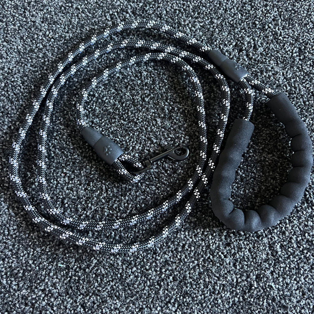 Reflective Leash, Black 200cm