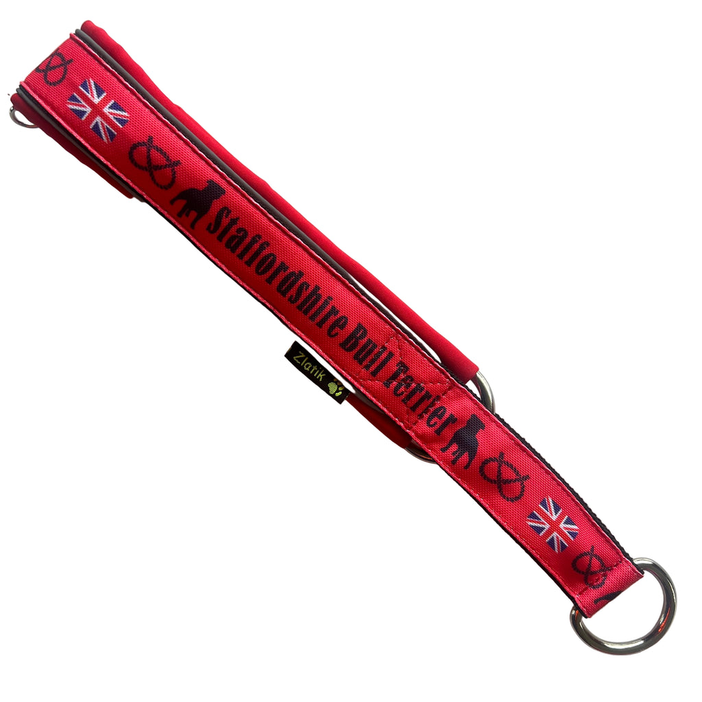 Red & Black Soft Martingale Collar
