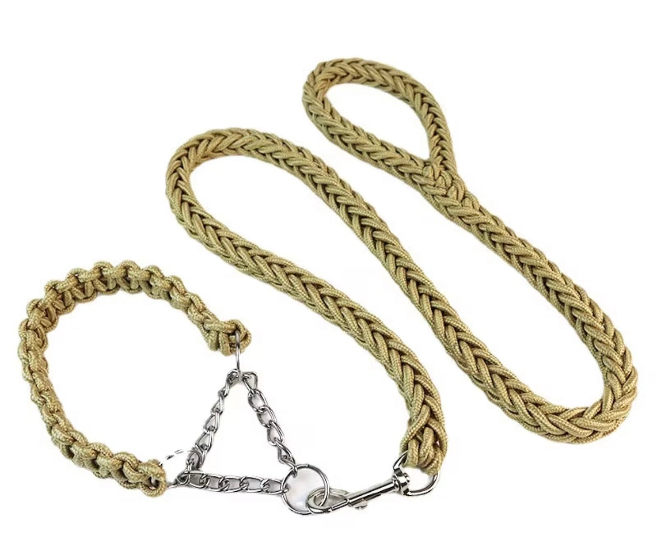 Braided Martingale Collar & Chain