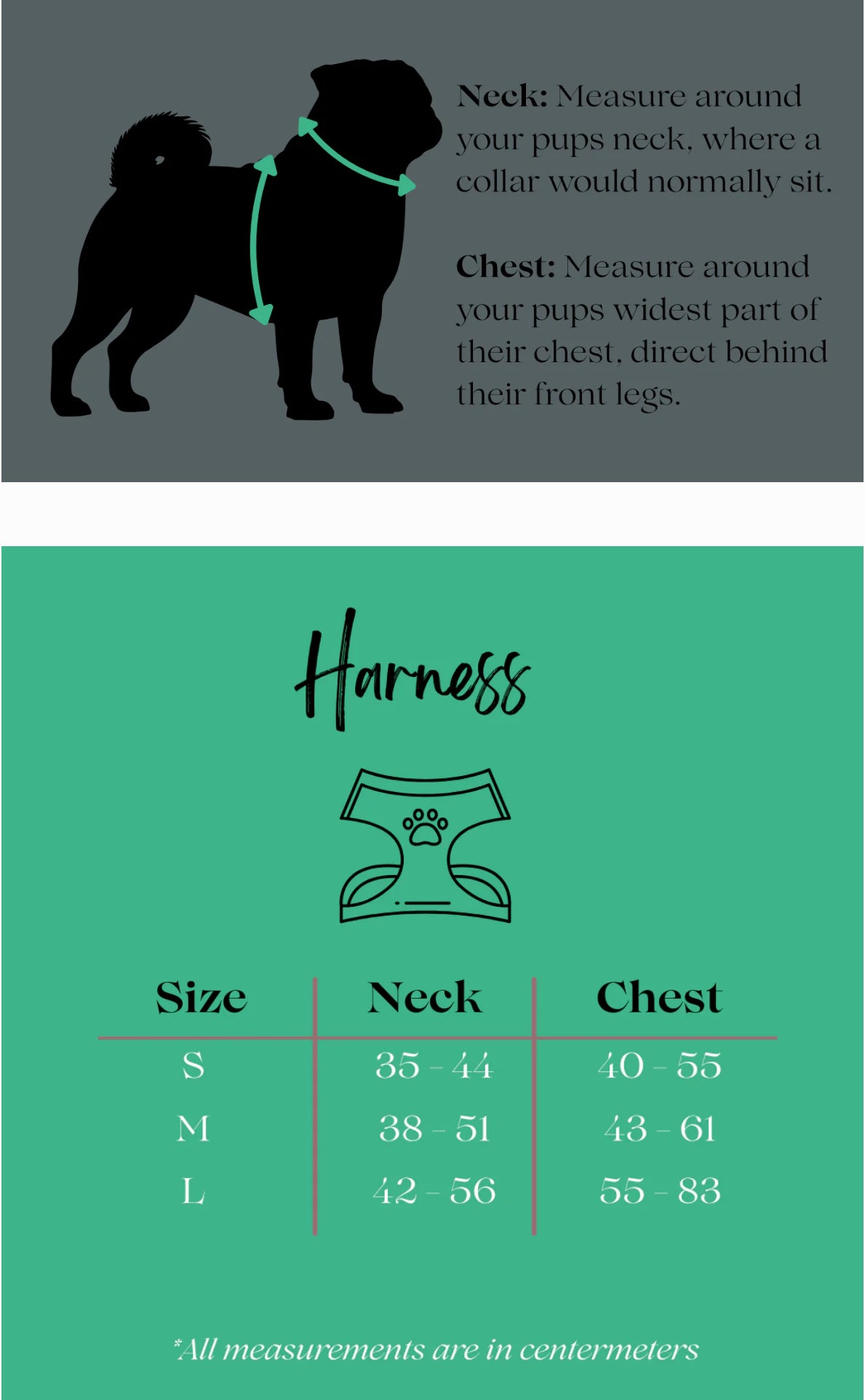 Adjustable Dog Harness - Midnight Blossom