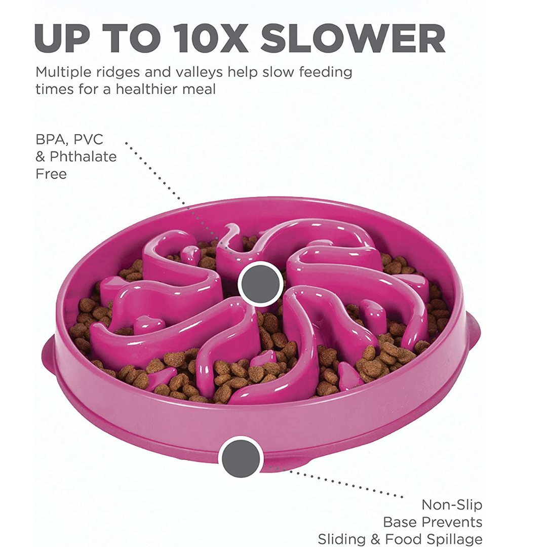 Fun Feeder Slo Bowl, Slow Feeder Dog Bowl