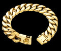 32mm Gold Cuban Link Necklace | 50cm Stainless Steel Necklace | Dual Lock Buckle | The Tough Ones™