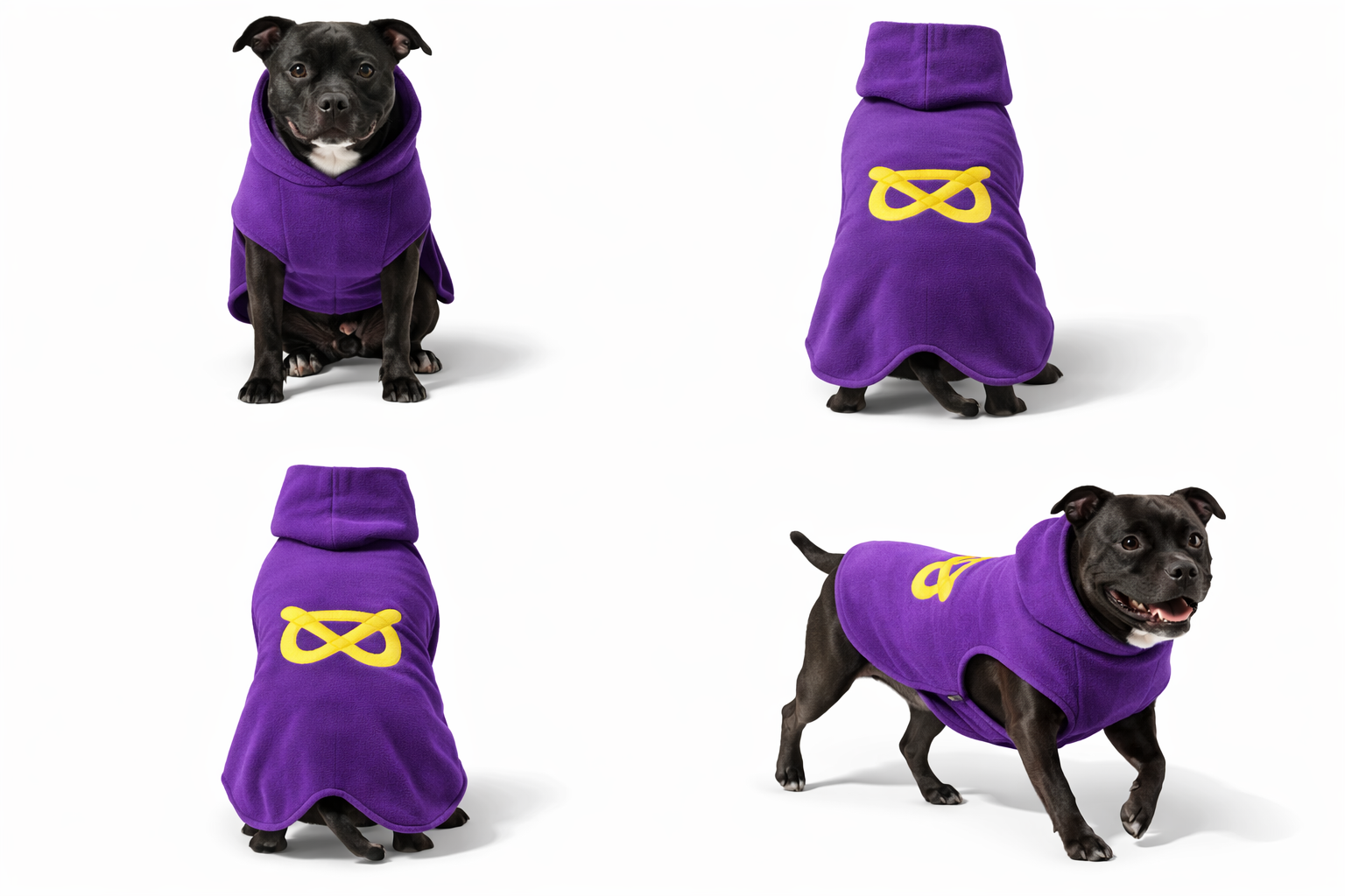 Violet Stafford Fleece | Winter Dog Fleece for Staffordshire Bull Terriers