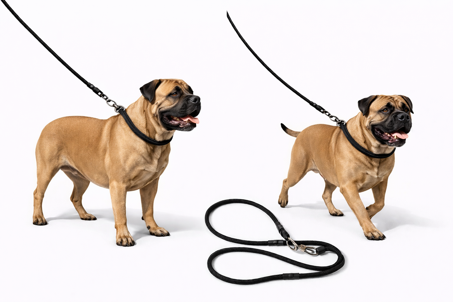 STRONG Onyx Slip Collar & Leash Set