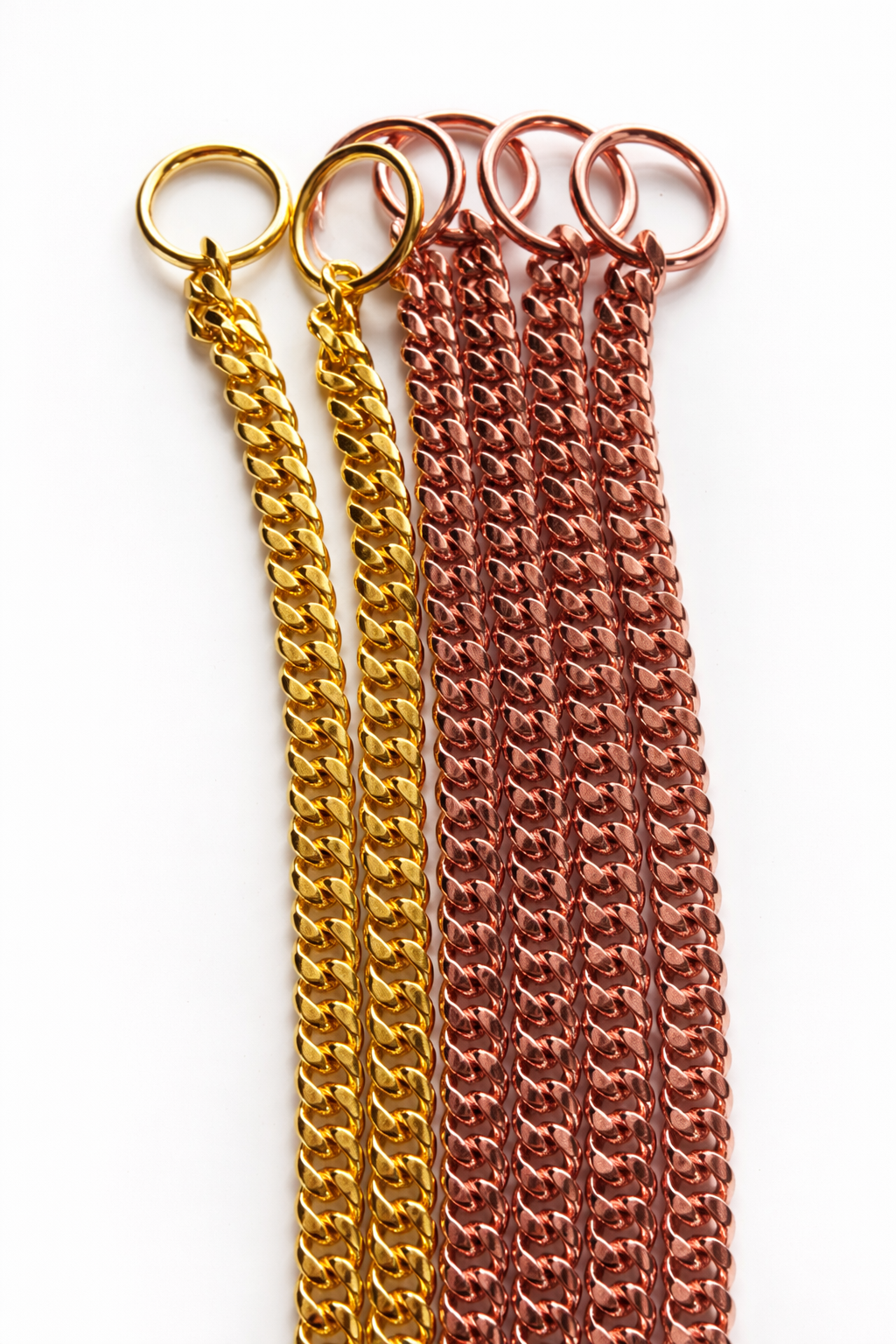 Puppy Pack Gold & Rose Gold Cuban Link Bundle (3 set)– Breeder Edition