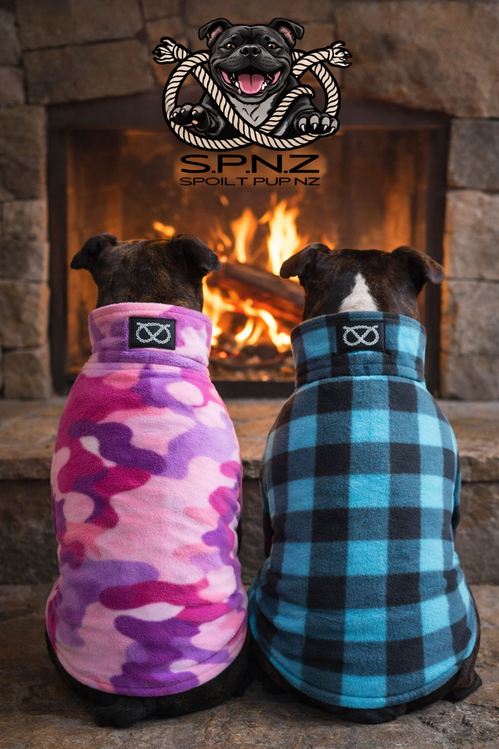 Medium Staffordshire Bull Terrier Fleece Coat