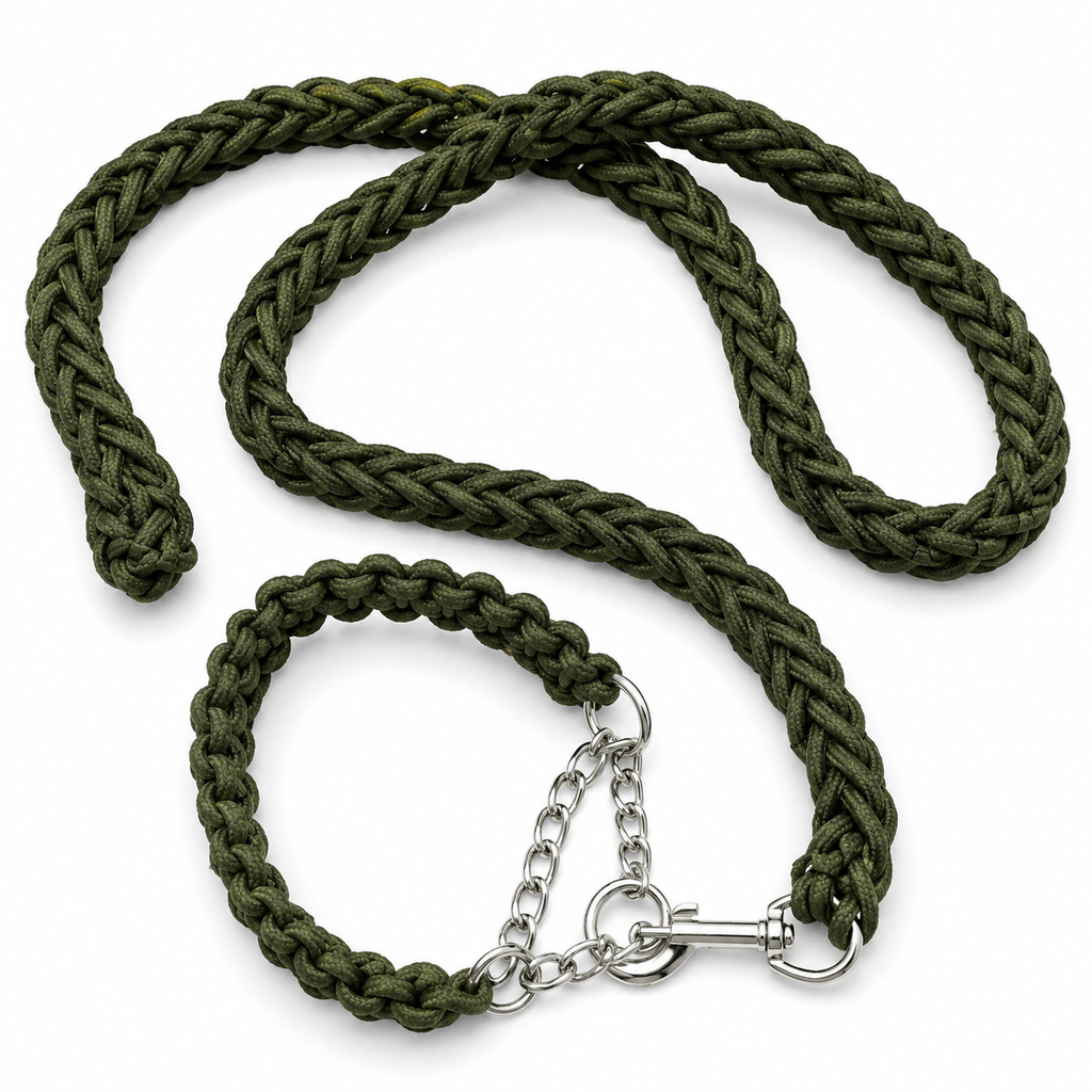 Braided Martingale Collar & Chain