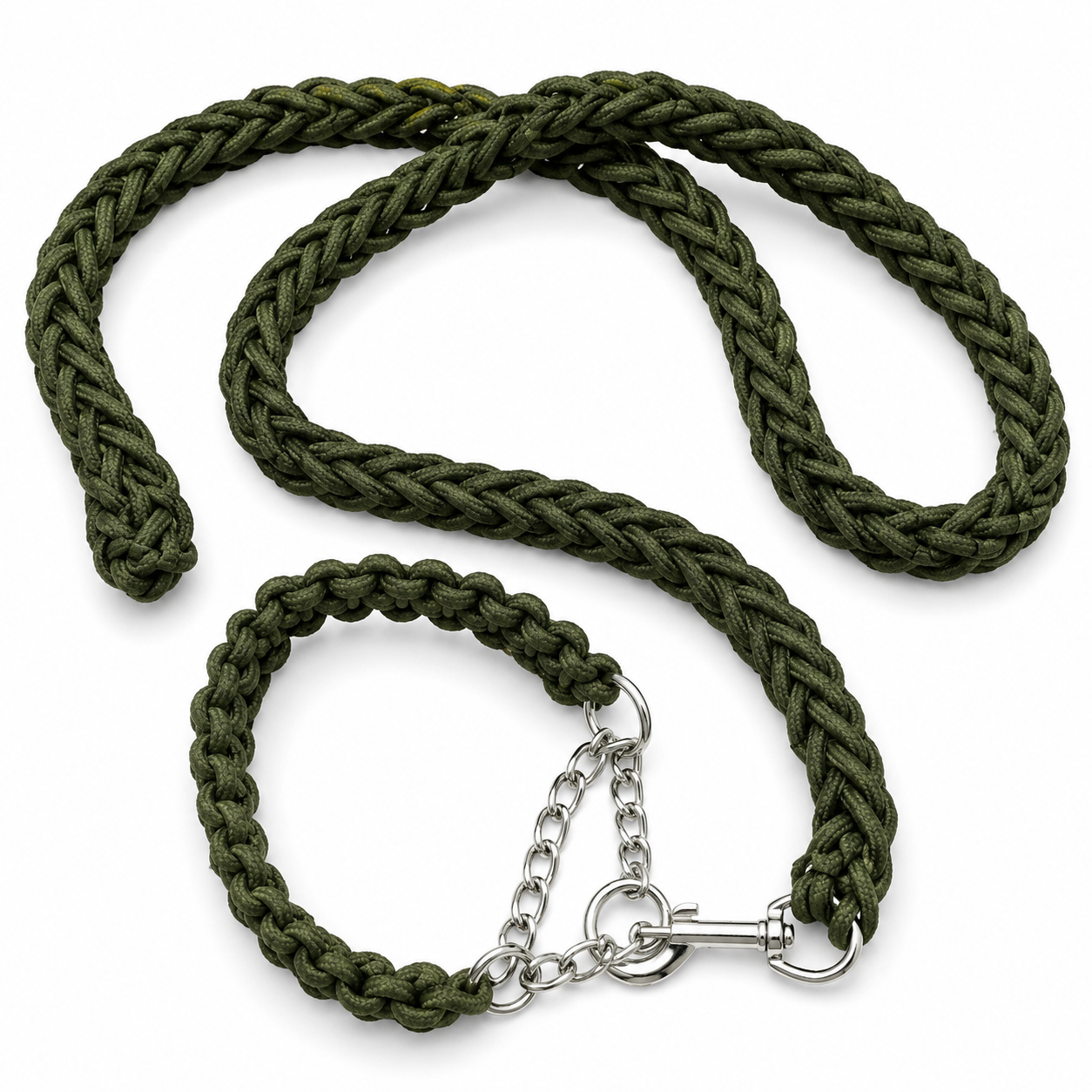 Braided Martingale Collar & Chain