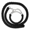 Braided Martingale Collar & Chain
