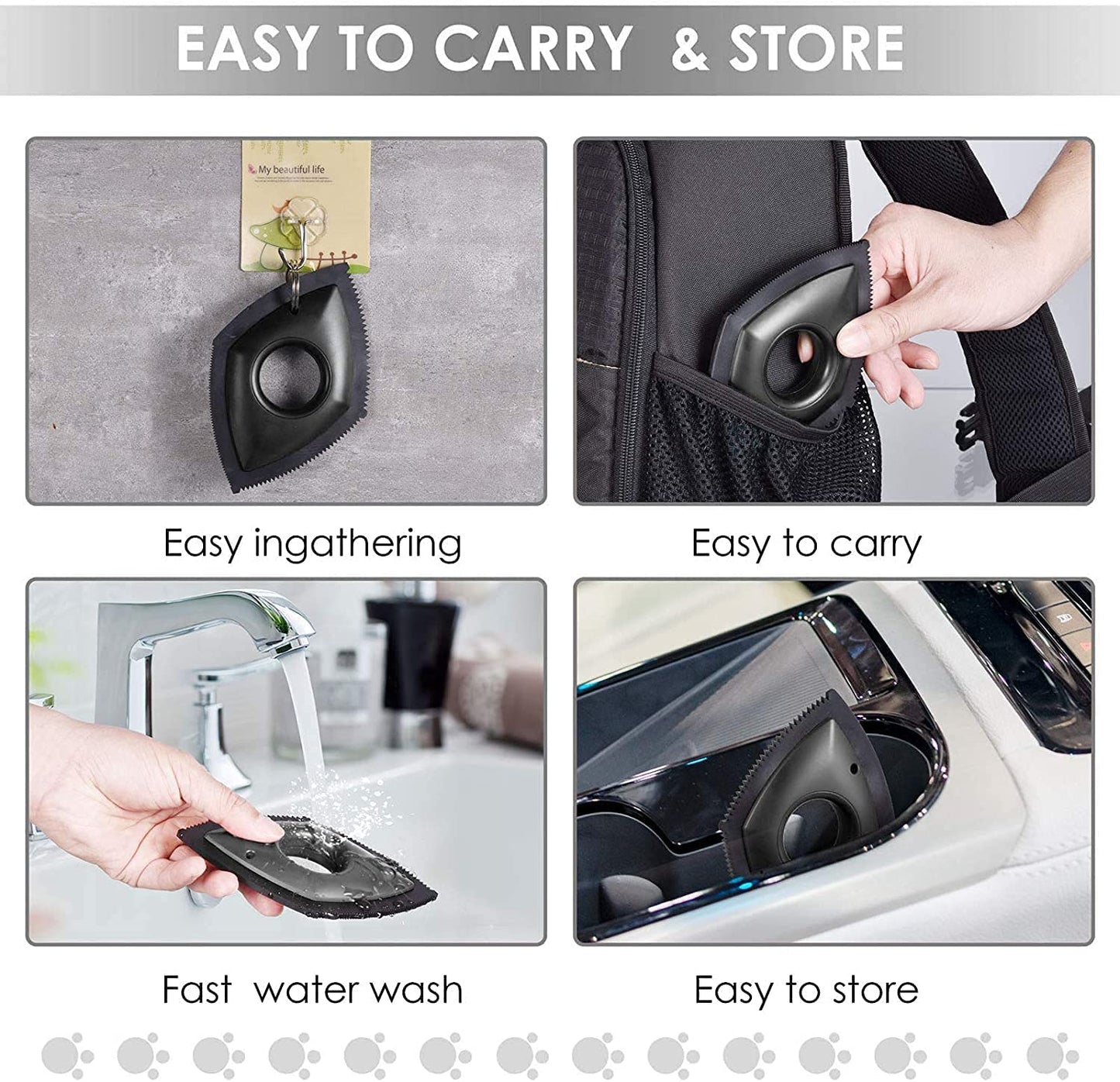 Mini Pet Hair Remover for Car/Couch Detailering