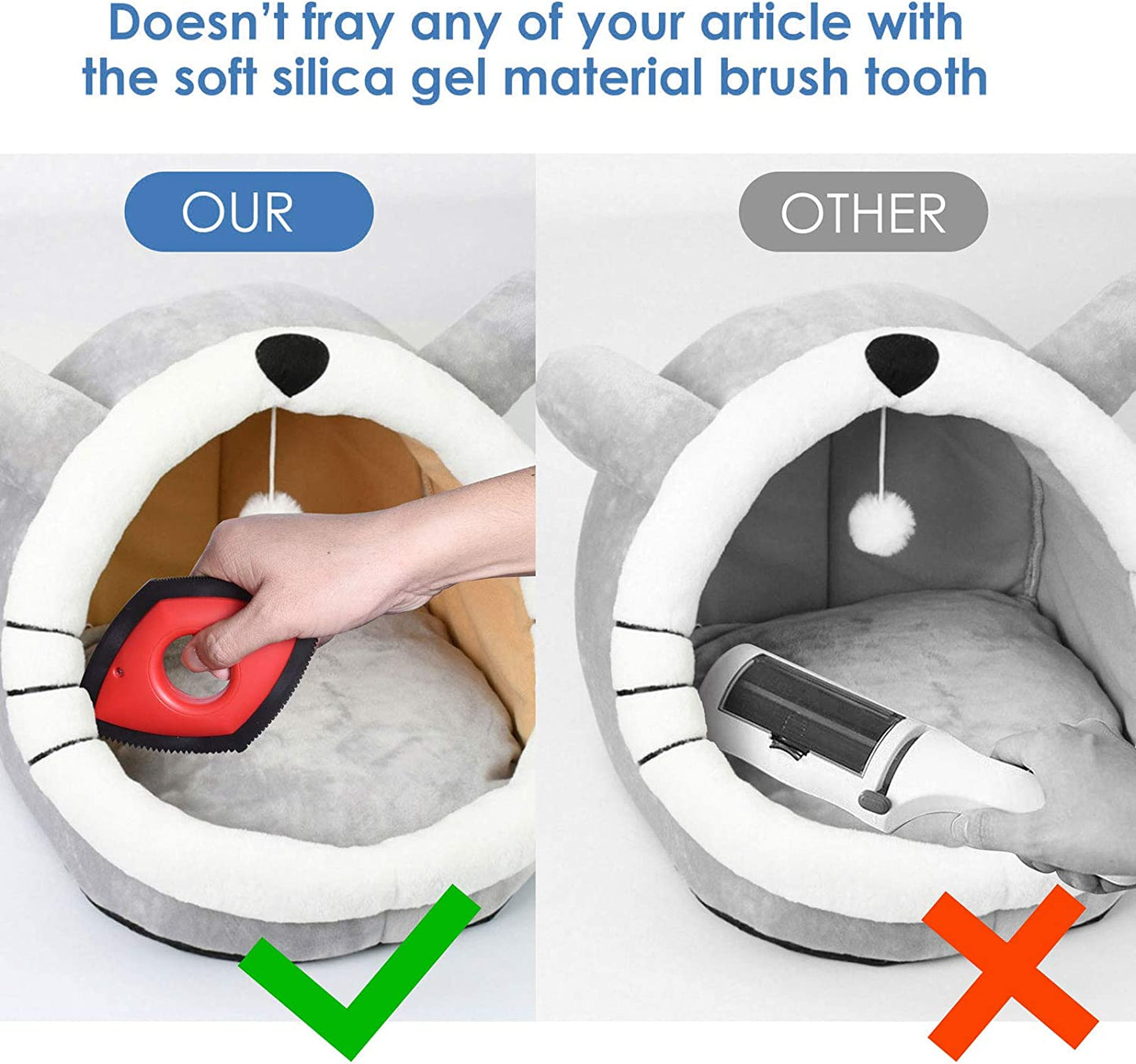 Mini Pet Hair Remover for Car/Couch Detailering