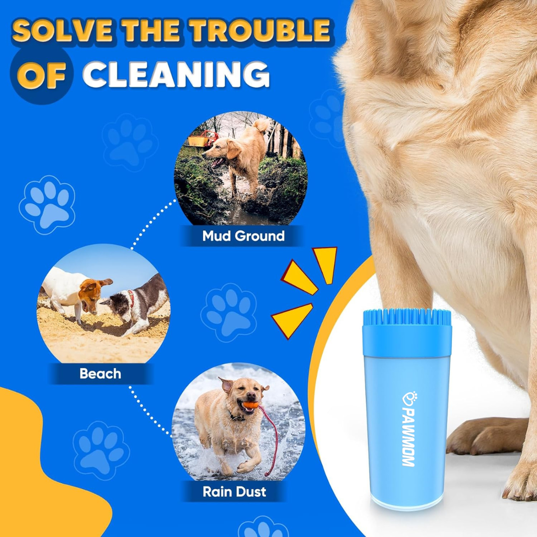 Dog Paw Cleaner Upgraded 2 In 1 Portable Dog Paw Washer