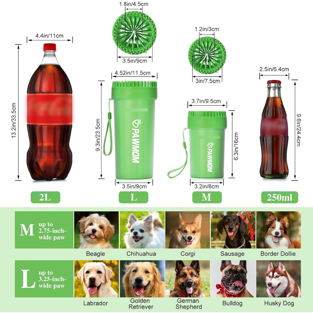 Dog Paw Cleaner Upgraded 2 In 1 Portable Dog Paw Washer