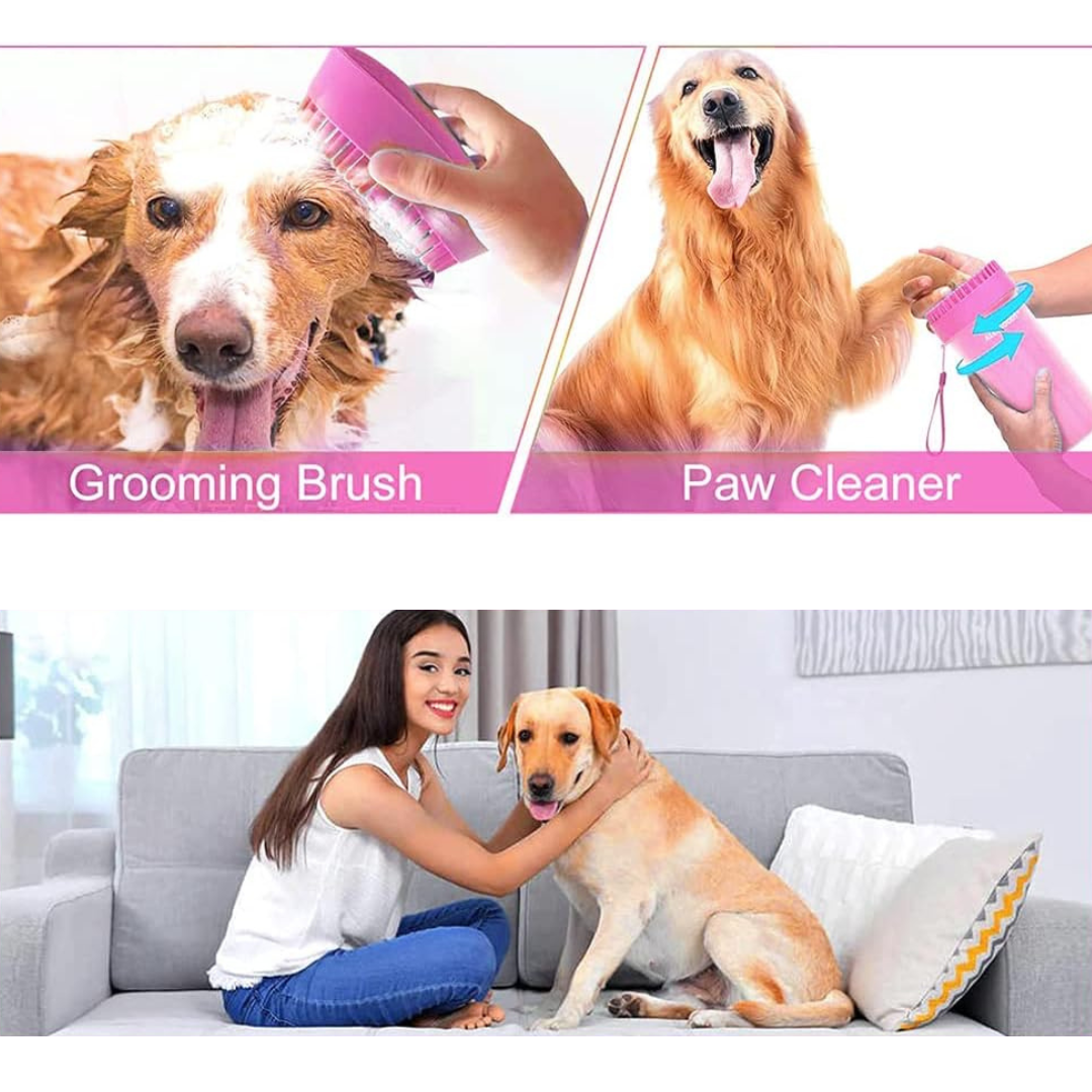 Dog Paw Cleaner Upgraded 2 In 1 Portable Dog Paw Washer