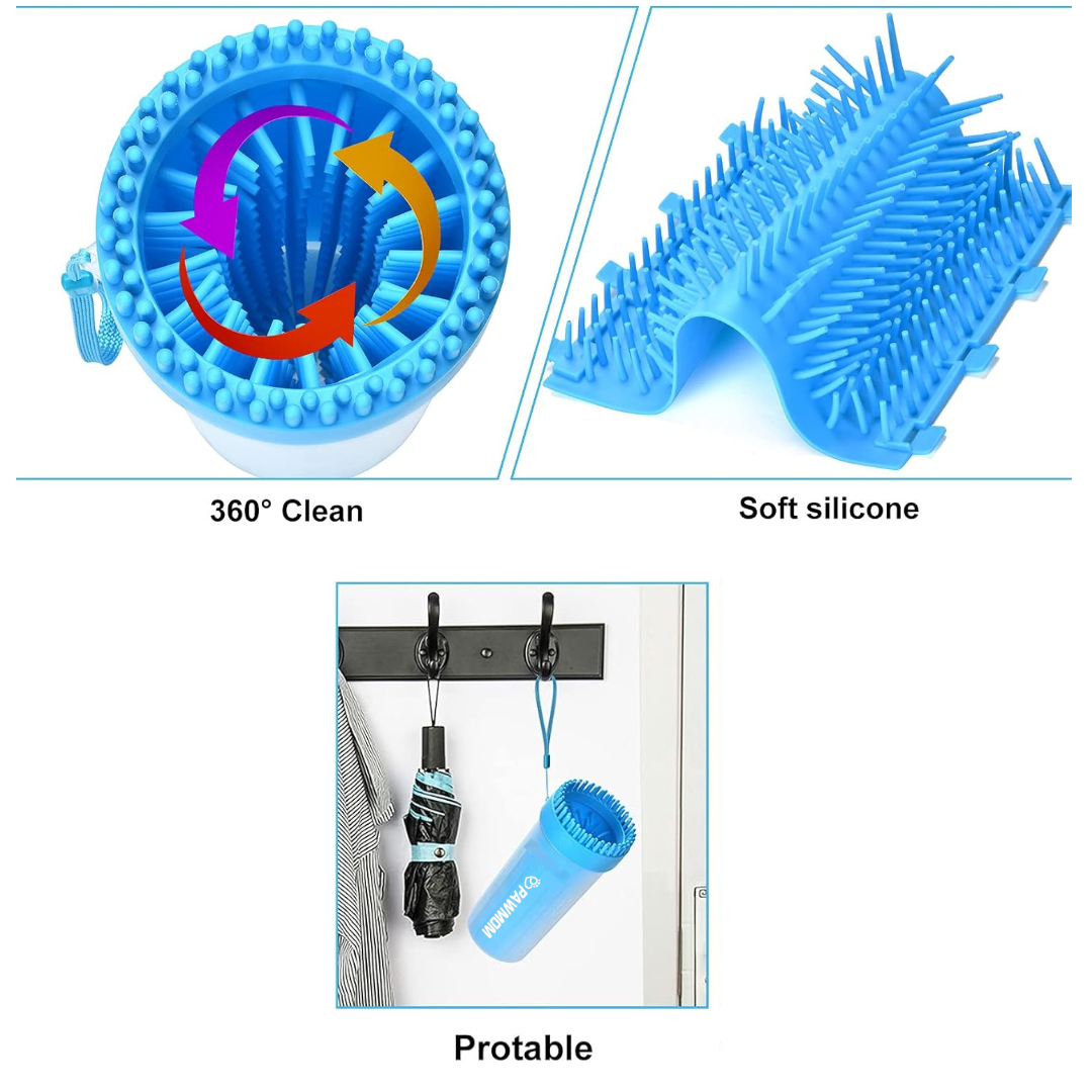 Dog Paw Cleaner Upgraded 2 In 1 Portable Dog Paw Washer