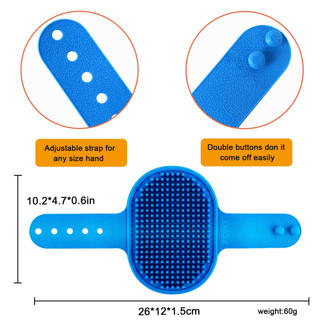 Grooming Brush, Adjustable Soft Silicone Comb