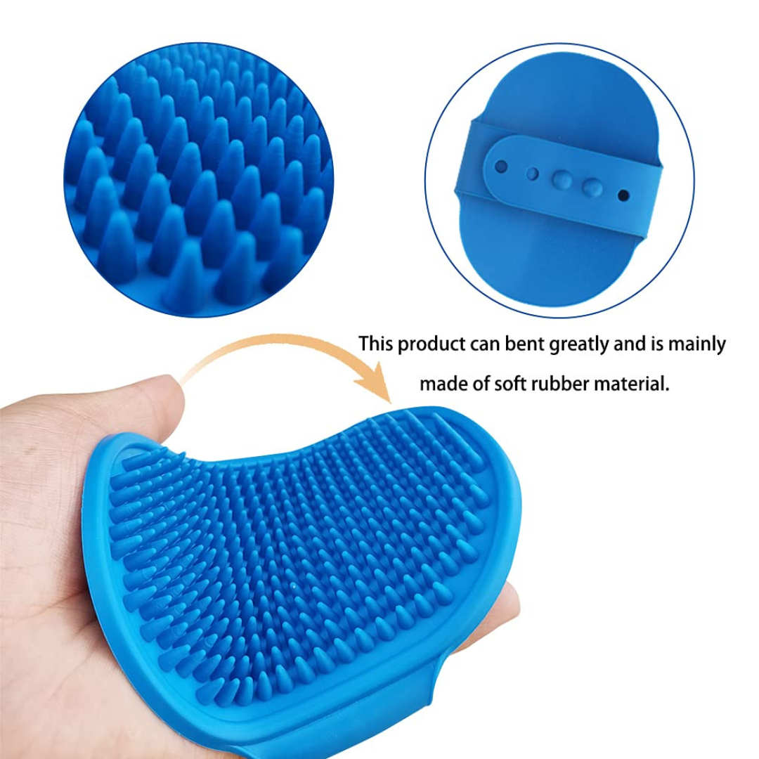 Grooming Brush, Adjustable Soft Silicone Comb