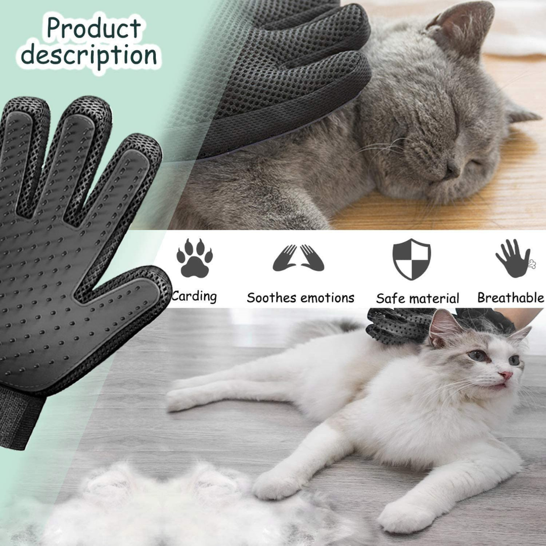 Pet Grooming Gentle Deshedding Glove