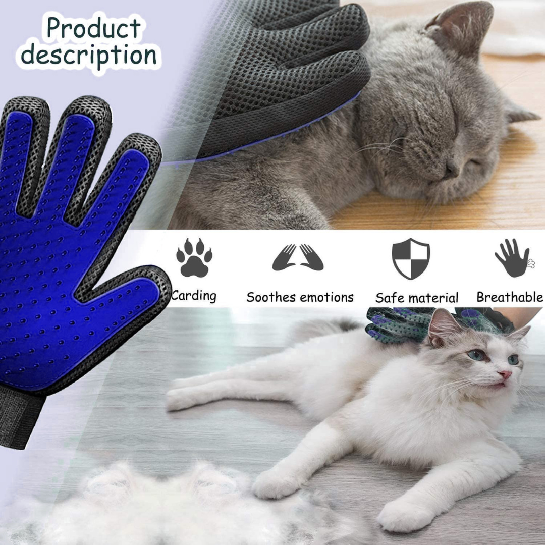 Pet Grooming Gentle Deshedding Glove