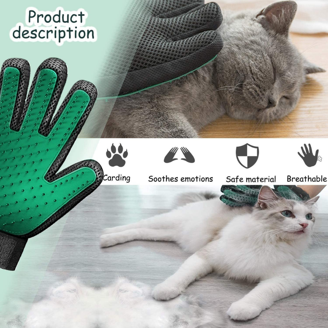 Pet Grooming Gentle Deshedding Glove