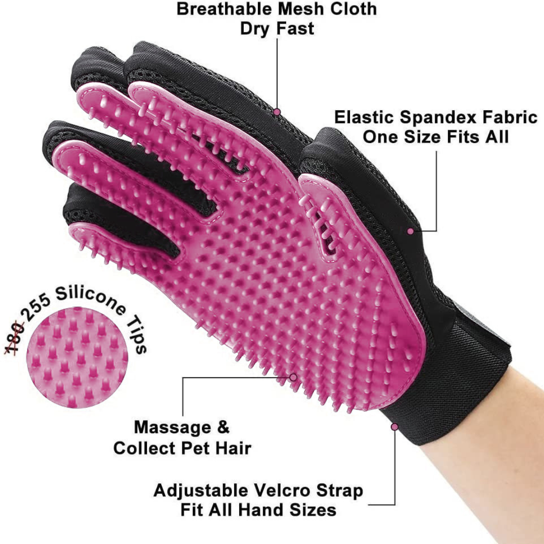 Pet Grooming Gentle Deshedding Glove