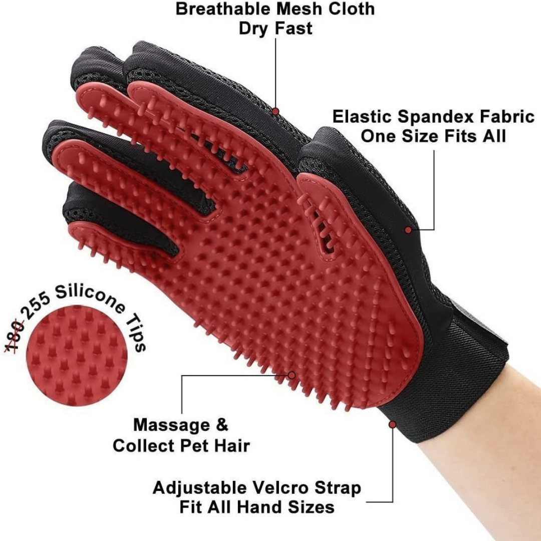 Pet Grooming Gentle Deshedding Glove