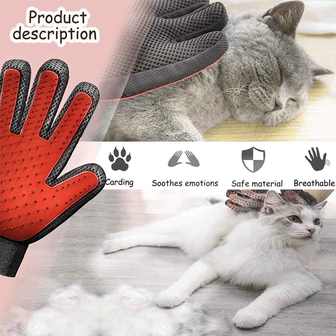 Pet Grooming Gentle Deshedding Glove