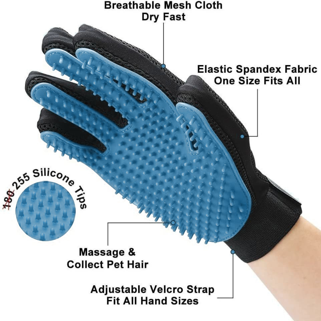 Pet Grooming Gentle Deshedding Glove