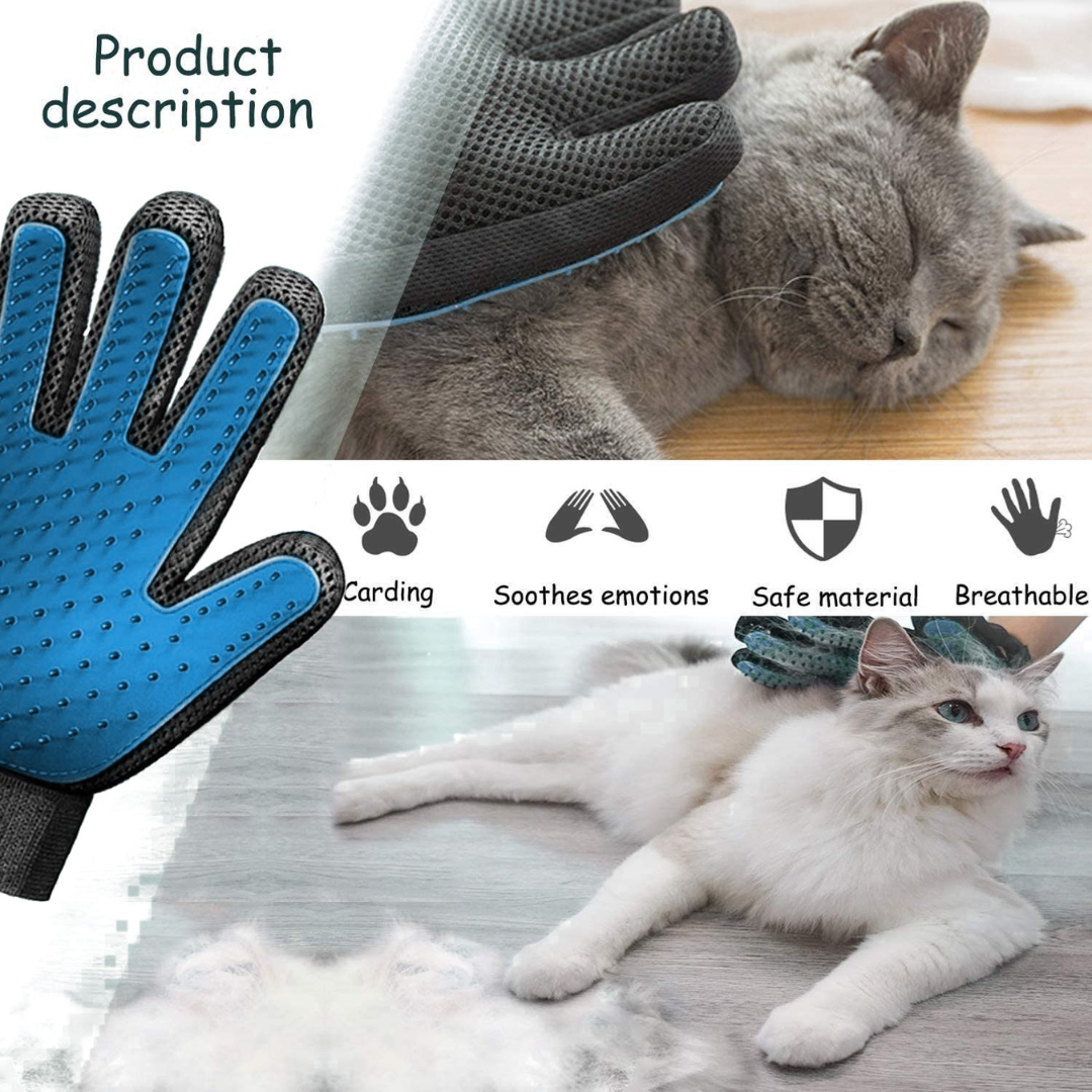 Pet Grooming Gentle Deshedding Glove