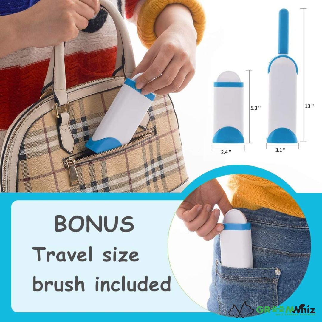Pet Hair Remover Double Sided Brush for Furniture and Clothing
