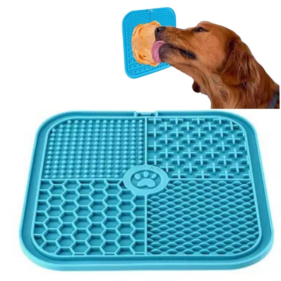 Pet Licking Mat - Food Slow Feeder Pad for Dog Anxiety Relief