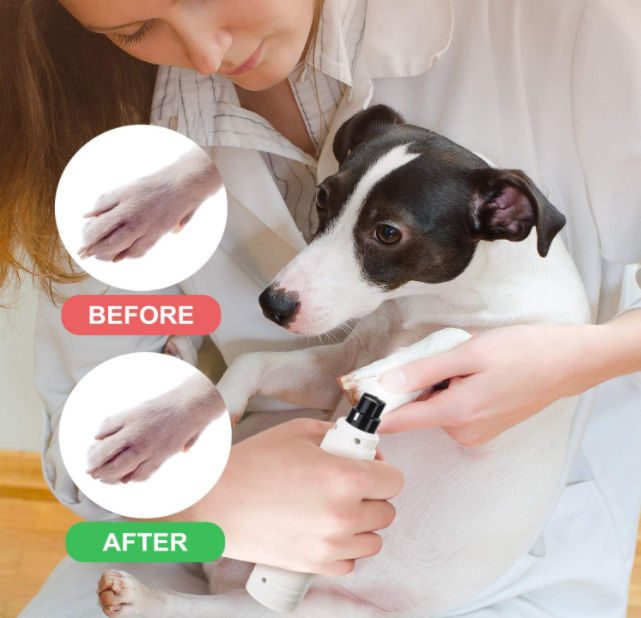 Dog Nail Grinder with LED Light - Upgraded 2-Speed Electric Pet Nail Trimmer