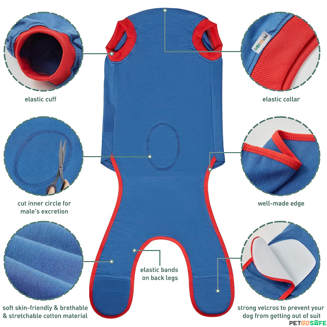 Pet Recovery Suit After Surgery Wear, Soft Pet Medical Surgical Cloth