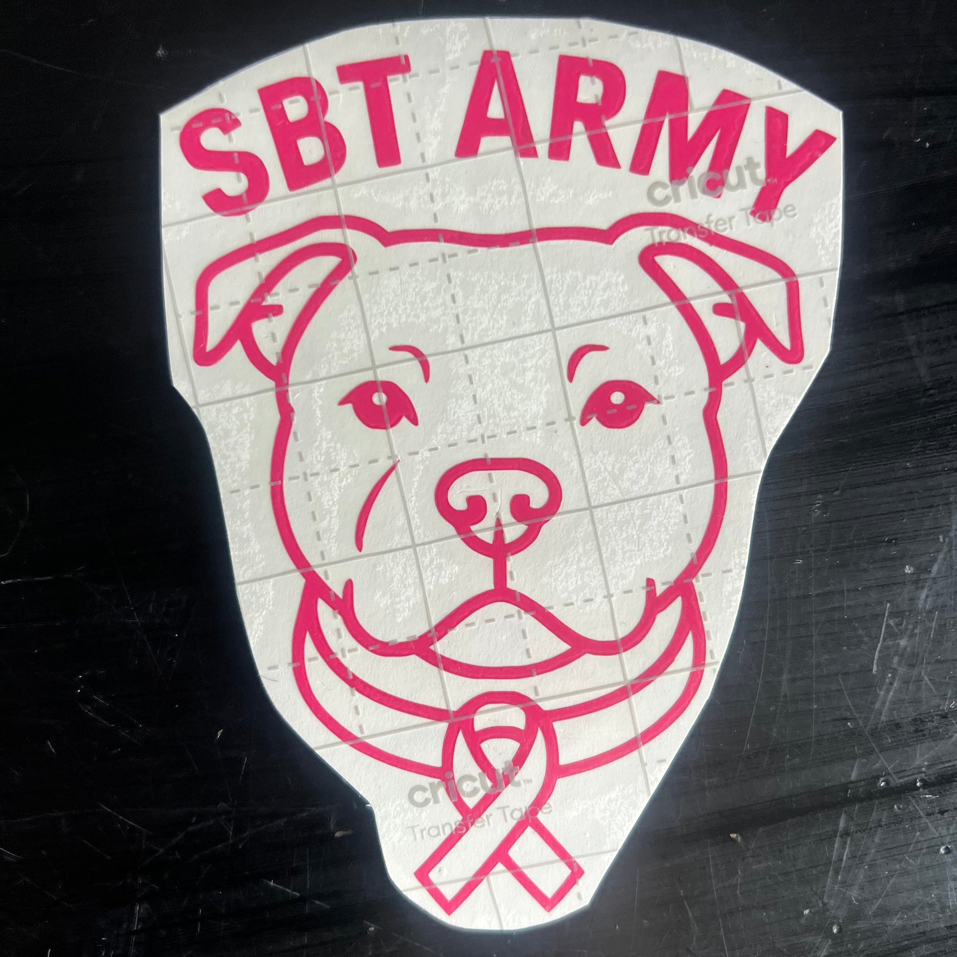 Staffy, Staffordshire Bull Terrier, SBT, Show Collar, Staffie, SBT Army SBT Army Decal, Stafford Decal, Staffordshire Bull Terrier Decal