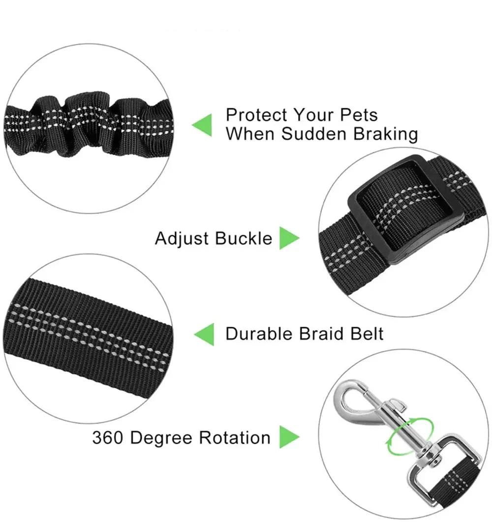 Adjustable Vehicle Harness for Dogs (available in different colors)