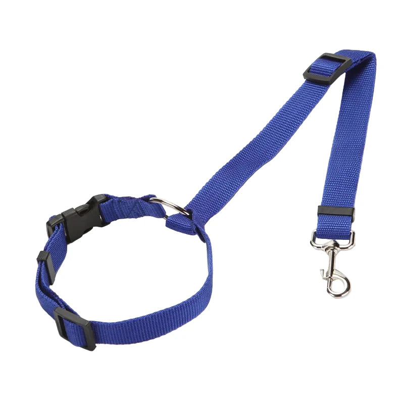 Vehicle Belt & Adjustable Nylon Leash for Dogs (7 colours available)