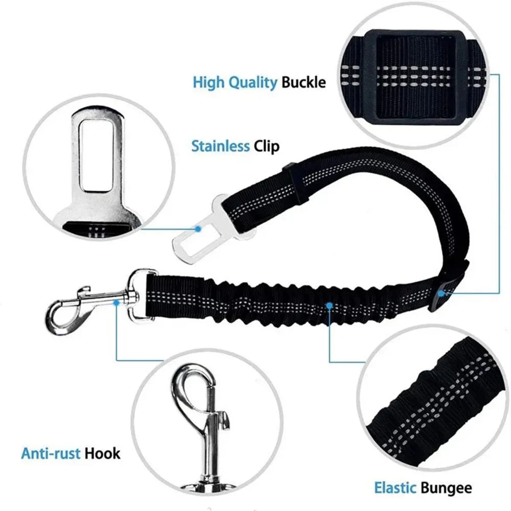Adjustable Vehicle Harness for Dogs (available in different colors)