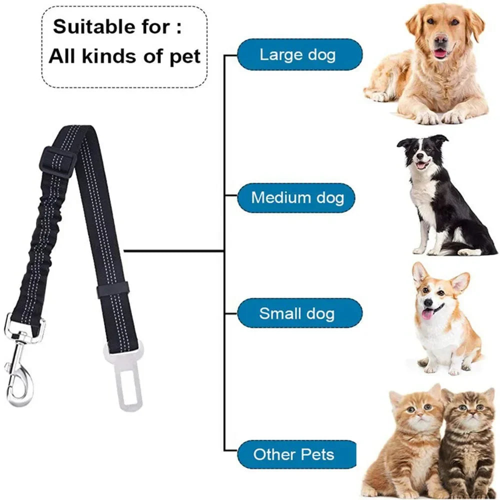 Adjustable Vehicle Harness for Dogs (available in different colors)