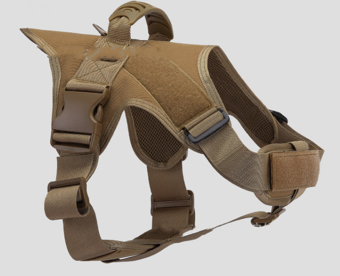 Tactical Dog Harness Training Walking Collar Vest Pet Adjustable Chest Strap
