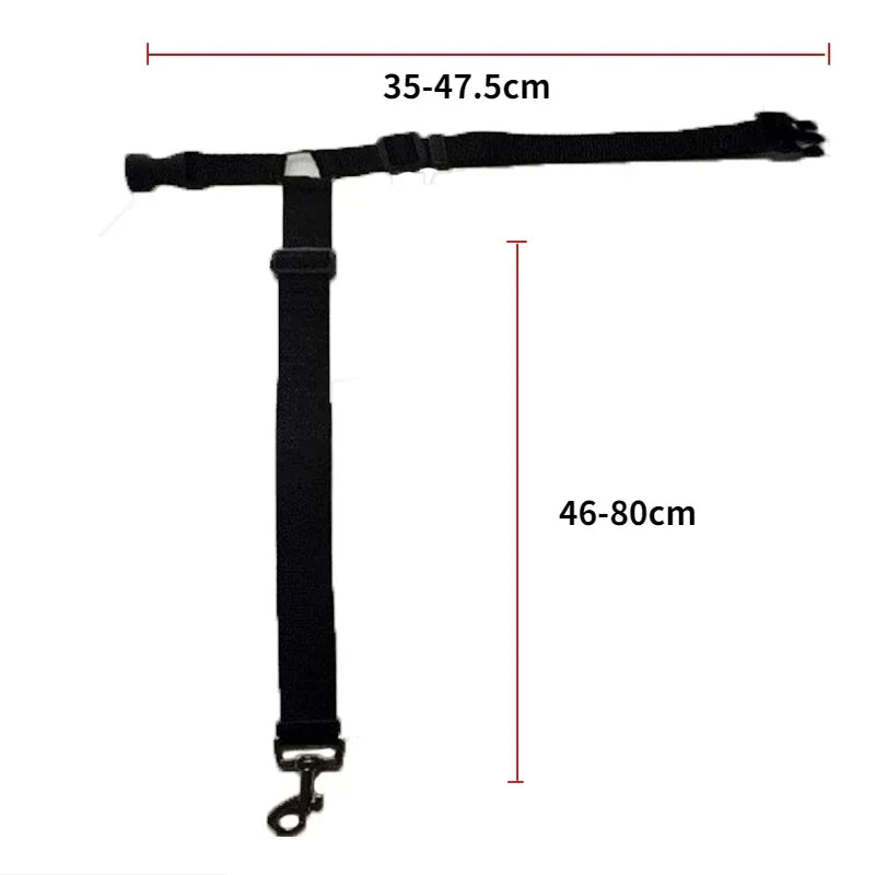 Vehicle Belt & Adjustable Nylon Leash for Dogs (7 colours available)