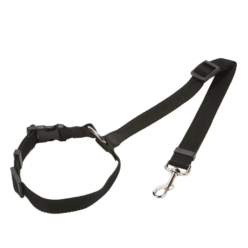 Vehicle Belt & Adjustable Nylon Leash for Dogs (7 colours available)