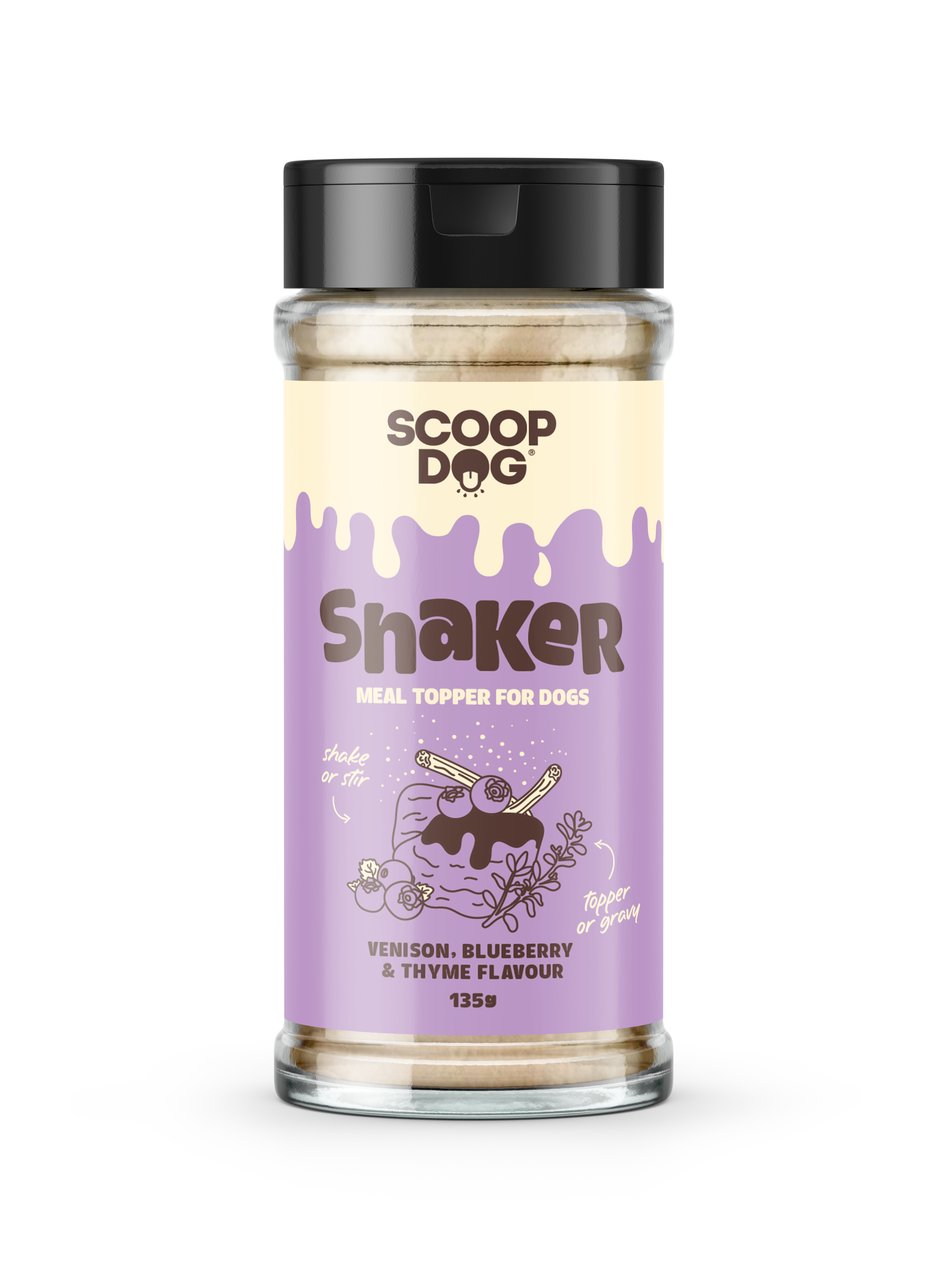 Scoop Dog - Shaker - Venison, Blueberry & Thyme 135g