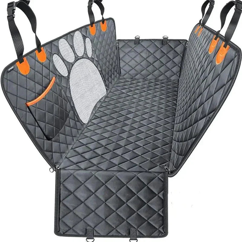 Waterproof Dog Car Hammock with Mesh Window