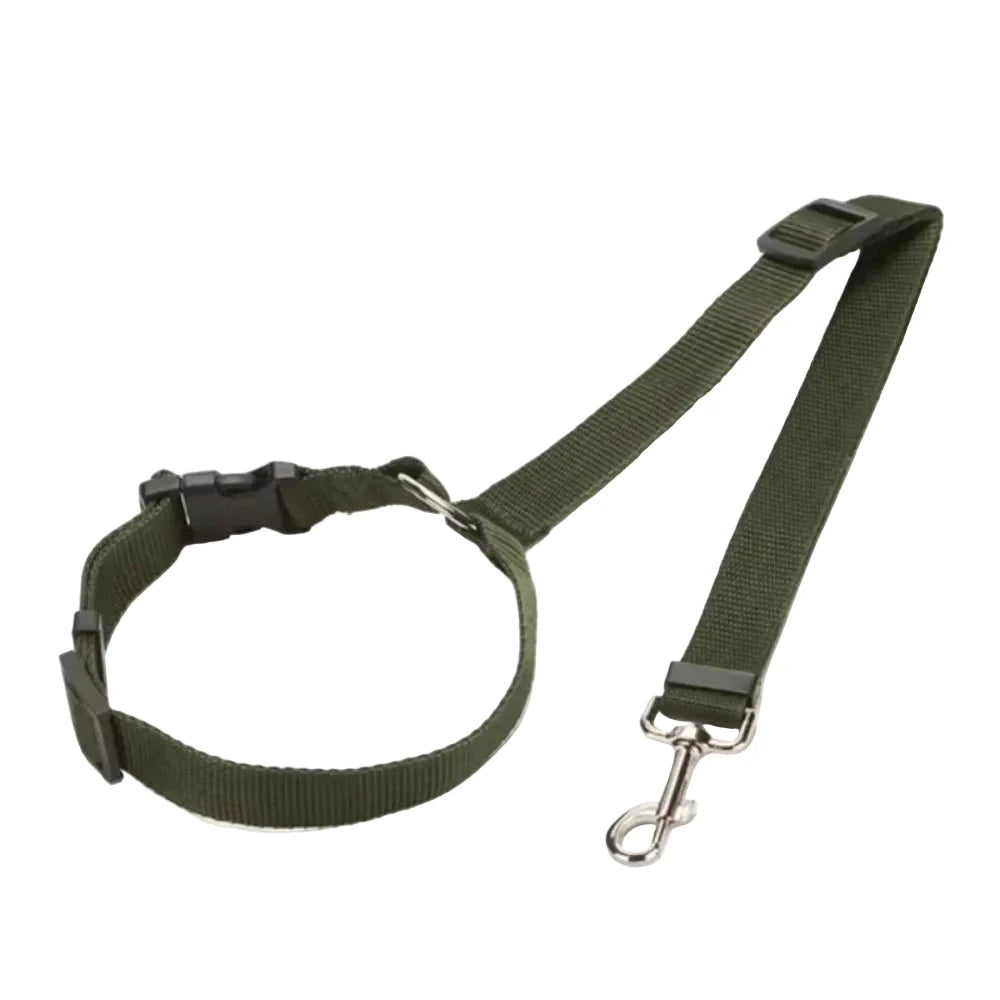 Vehicle Belt & Adjustable Nylon Leash for Dogs (7 colours available)