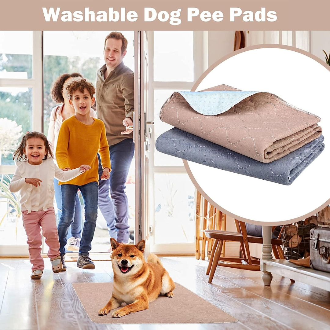 Super Absorbent Washable Pee Pads with Non-Slip Design for Pets