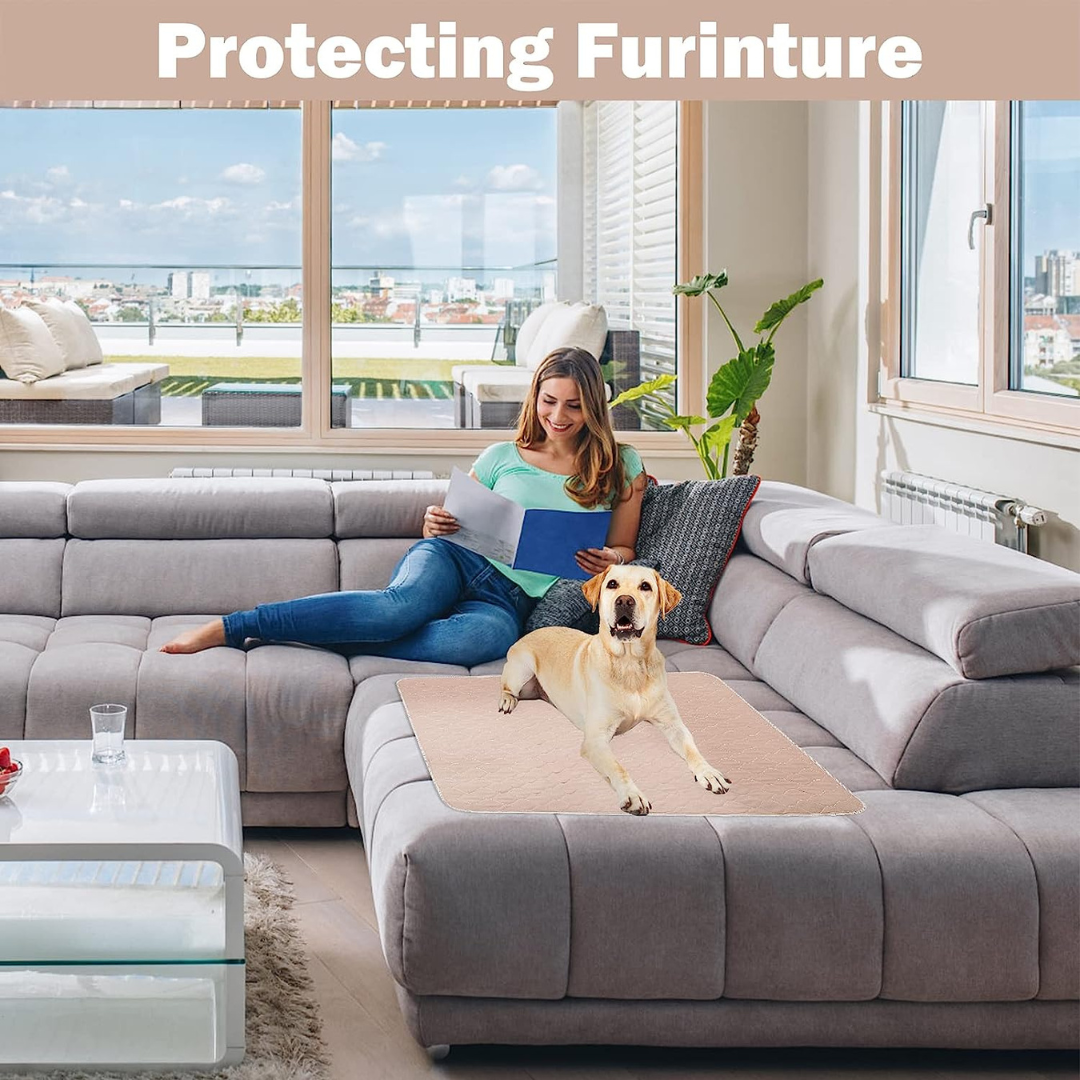 Super Absorbent Washable Pee Pads with Non-Slip Design for Pets