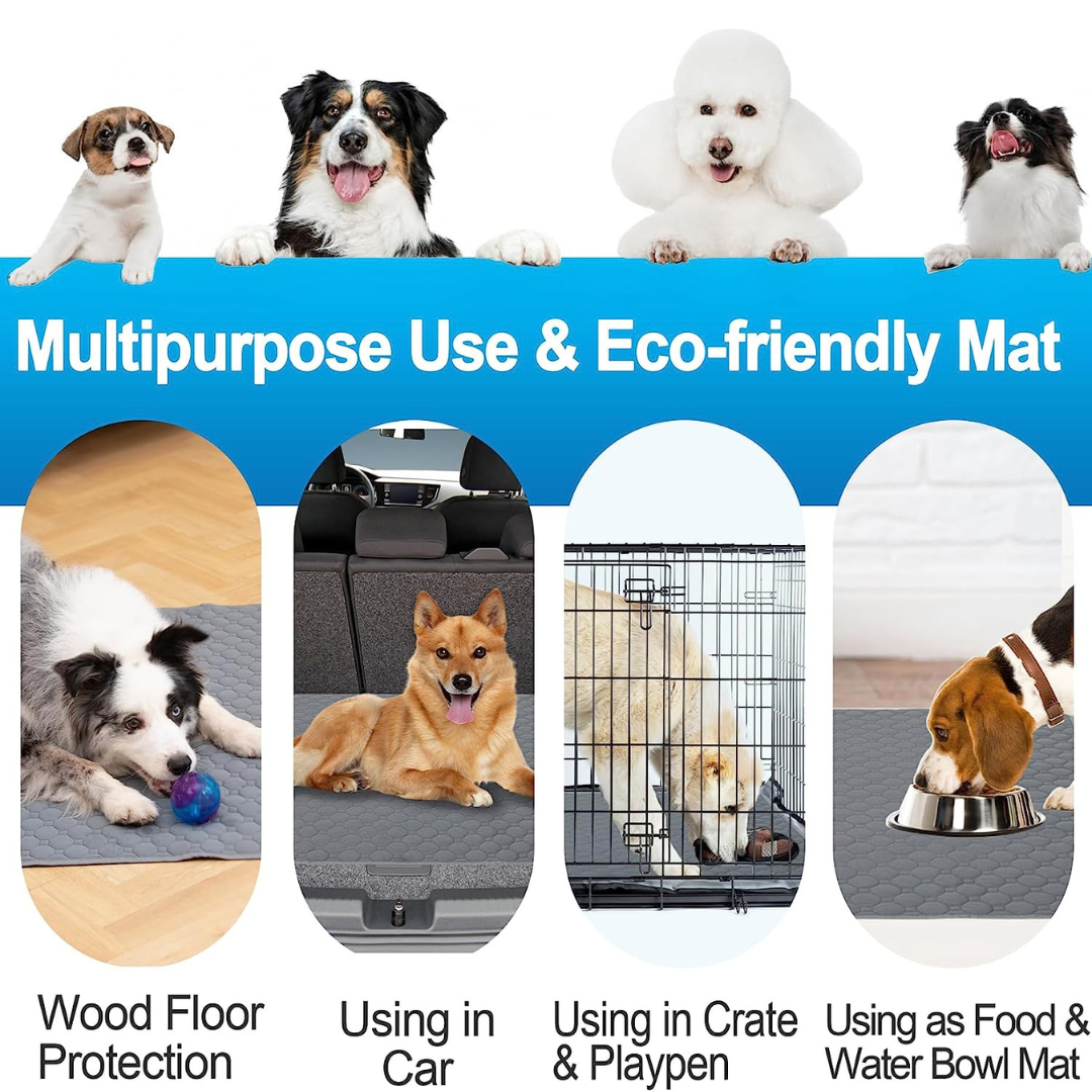 Super Absorbent Washable Pee Pads with Non-Slip Design for Pets