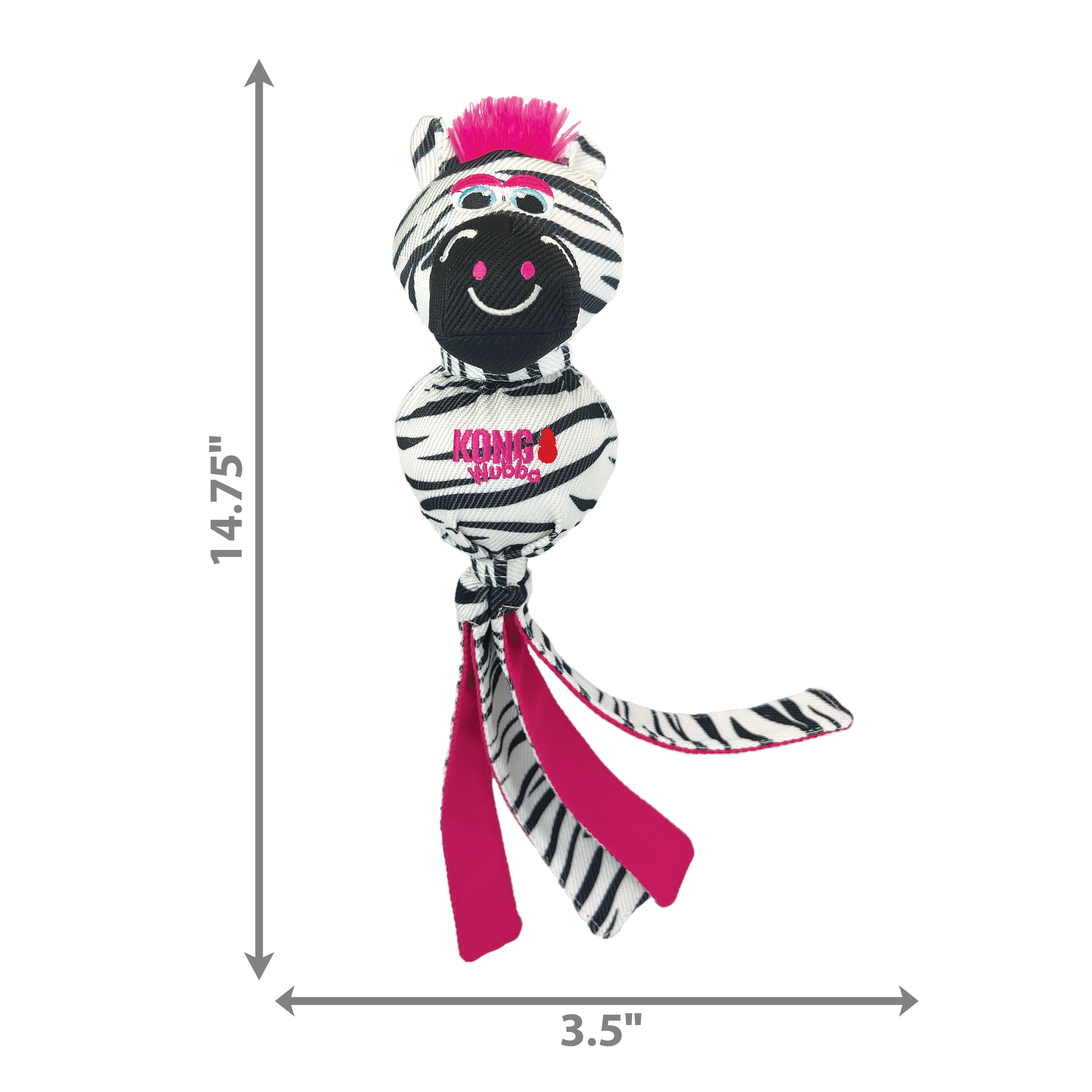 Kong Wubba Zoo Zebra