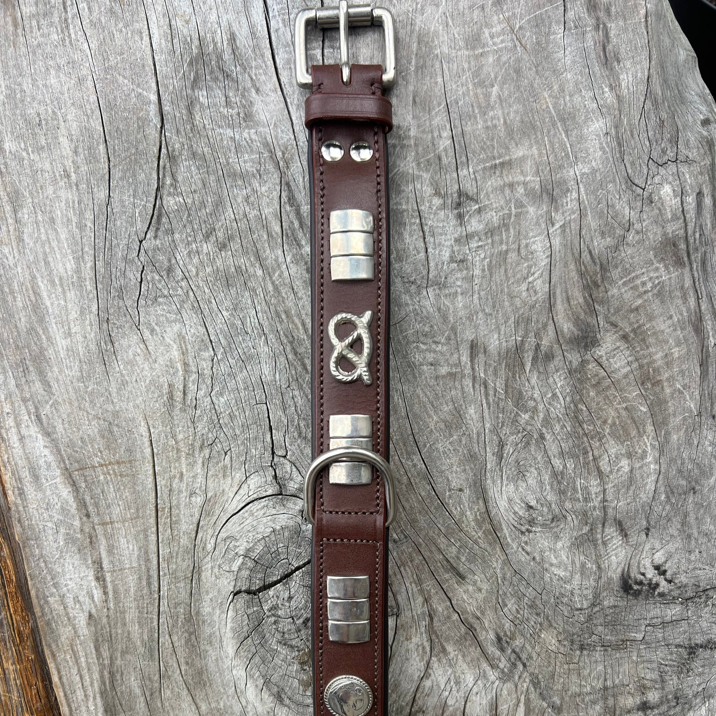 Staffy, Staffordshire Bull Terrier, SBT, Show Collar, Staffie, Leather Collar